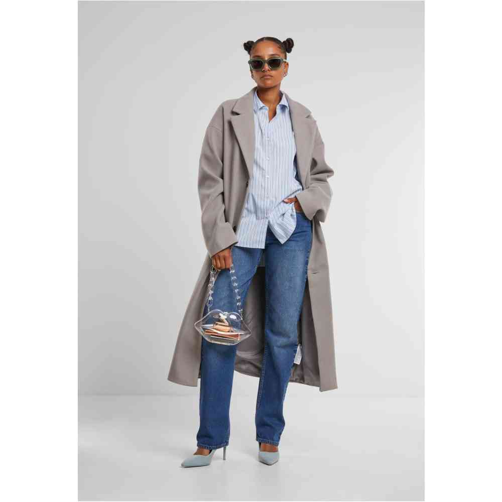 Urban Classics - Oversized Striped Chemisier - Bleu/Blanc